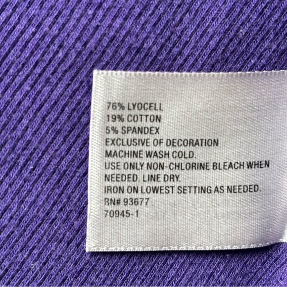 WORTHINGTON | Vintage Y2K Dark Purple Ribbed Knit Lace Babydoll Cami | Size 1X - Picture 7 of 7